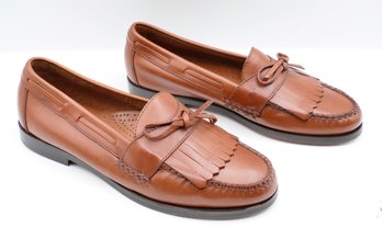 Men's Bass Leather Loafers - Parry - Size 9.5 US - In Excellent Condition (Possibly Never Worn Out)