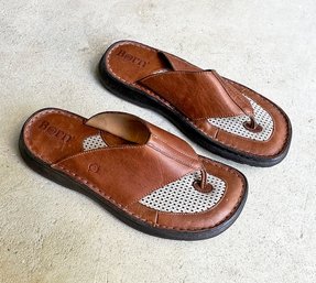 Born Mens Leather Sandals - Tacoma Trail - Size 11 US - Never Worn In Box