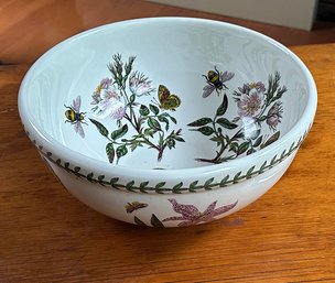 Portmeirion Botanic Garden (England) Large Earthernware Salad / Mixing Bowl - 11' Diameter