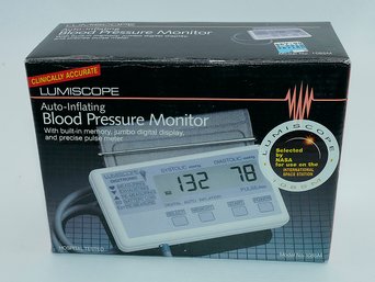 Lumiscope Auto Blood Pressure Monitor - New In Box