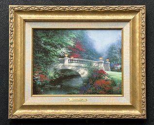 Thomas Kinkade Print - Broadwater Bridge - With COA From Lightpost Publishing