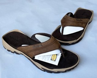 Cabela's Mens Classic Leather Thong  Sandals - Size 11 US - Never Worn In Box