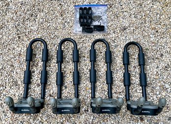 2 Pairs Of Subaru Branded Car Kayak Racks