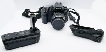 Canon EOS D60 Digital Camera & Zoom Lens  - Battery Grip (BG-ED2) And Vertical Grip (VG 10)