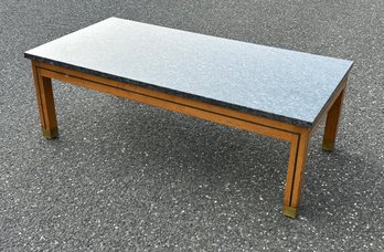 Vintage Mid-Century Modern Marble Top Coffee Table