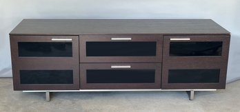 BDI Avion Lowboy Audio/Video Cabinet In Espresso - Original Cost $2499