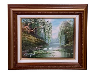 R. Danford Original Oil On Canvas Landscape Painting