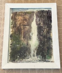 Gerard Garrette 'Over The Top' Nature Scene / Waterfall Limited Edition Print