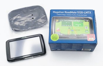 Magellan RoadMate GPS 5120-LMTX - Unit And Soft Case Only - Untested