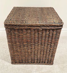 Large Wicker Hamper / Storage Trunk