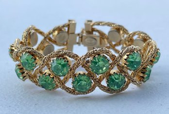 Vintage Hattie Carnegie Rhinestone Bracelet