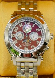 Invicta No.4821 Stainless Steel Wristwatch - 100M Water Resistant - Never Worn With Tags In Original Box