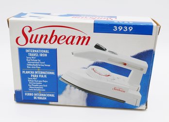 Sunbeam 3939 International Travel Iron - Never Used In Box