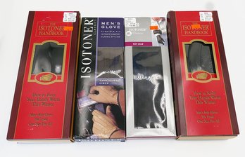 4 New Pairs Of Isotoner Gloves - Knit/Thinsulate Lined - Size M/L And One Size Fits All