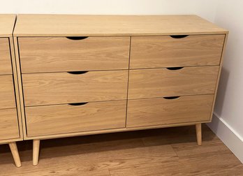 Inmod Jones 6-Drawer Dresser - Walnut Veneer In Sunwash - Cost $939