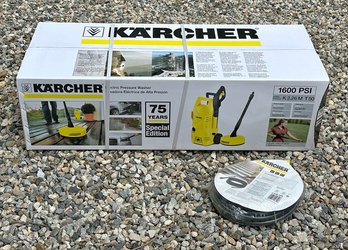 Karcher 1500 PSI Electric Pressure Washer And 25Ft Extension Hose - New In Sealed Box