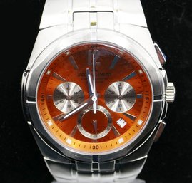 Jacques Lemans Chronograph Swiss Stainless Steel Date Wristwatch - Never Worn With Tags