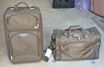 Dakota Luggage Set - Telescoping Handled Rolling Suitcase & Duffel - New, Never Used - $350 Cost