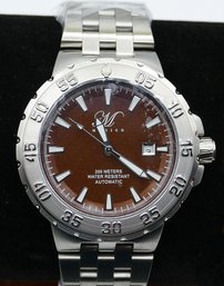 Magico Men's 20001-44 Stainless Steel Automatic Divers Wristwatch - Never Worn With Tags