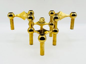 Mid-Century Modern Changeable Metal Candle Holders