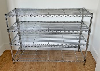 Metro 4-Shelf Chrome Wire Rack - 18' X 48' - High Quality, Approved For Food Storage