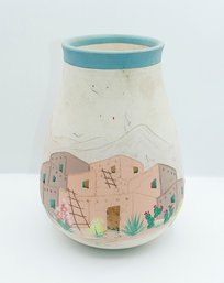 Vintage Southwestern Pot From Redline Studios (Arizona) - By Mia