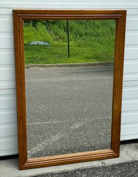 Large Wood Framed Wall Mirror - 44'h X 31.75'w