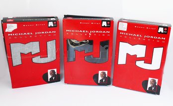 3 Different Hanes Michael Jordan Collection Boxer Brief Underwear - Size M (32-34)