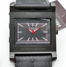 Triumph Motorcycles 3031 Reversible Wristwatch - 360 Collection - Never Worn With Tags