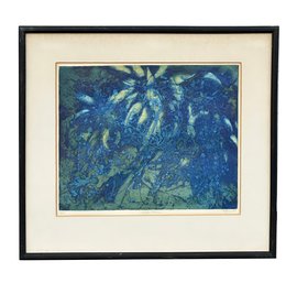 Tyler Lithograph 'Night Bloom' (1965) - Signed/Titled/Numbered