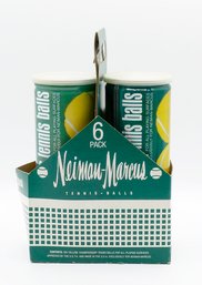 Vintage 1980's Neiman-Marcus Tennis Balls 6 Pack - Never Opened