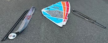 Bic Nova 5.5 Windsurfing Rig - Sail, Boom, And Mast