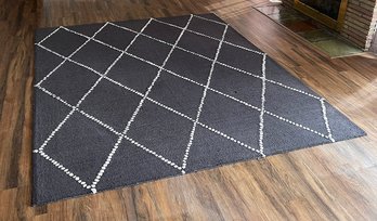 Hand Tufted Wool Rug - 8' X 10'