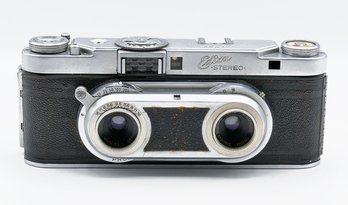 Vintage 1954 Wirgin Edixa Stereo IIIA Camera & Case