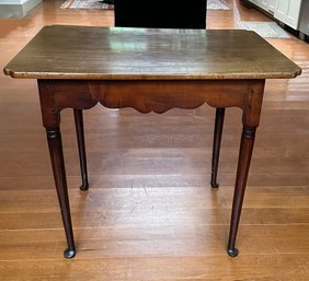 Queen Anne Tea Table, Circa 1740