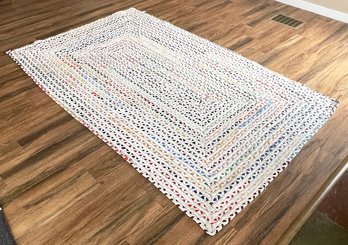 Hand Braided Cotton Rug - 5' X 8'