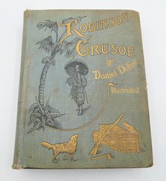 Robinson Crusoe By Daniel Defoe - C. 1900 -  117 Illustrations