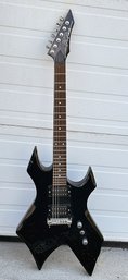 B.C. Rich Warlock Guitar - Bronze Edition - In Black - Heavy Metal