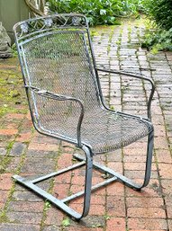 Vintage Salterini/Woodward Style Wrought Iron Rocking Chair