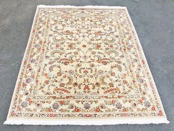 Hand-Knotted Persian 7'9' X 10'7' Wool Rug