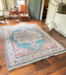 Flat Weave Oriental Wool Carpet - 8ft X 10ft4in (96' X 124')