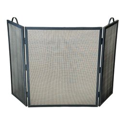 Metal Fireplace Screen - 3 Panel