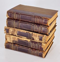 5 Volumes Of Shakespeare's Works (1881) University Press