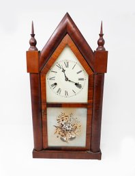 Antique Victorian Gothic E.N. Welch Steeple Clock