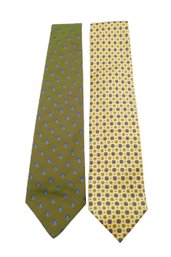 Pair Of Silk Ties From Paul Smith - Original Cost $380