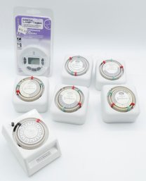 Lot Of 7 Lamp Timers - Travel, Energy Saving