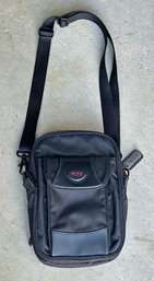 Small Tumi Crossbody Bag - Ballistic Nylon & Leather