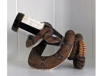 Rattlesnake Resin Wine Holder By Rivers Edge