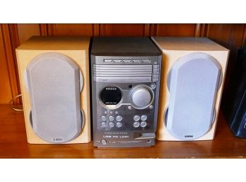 Philips Micro Hi-Fi Bookshelf Stereo System - 5-CD Changer / AM-FM Radio