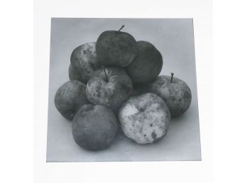 John Jonas Gruen (American, B. 1926) Gelatin Silver Print Photo - Still Life (Apples) - Signed/Numbered